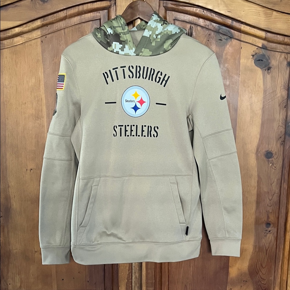 Nike Tan Pittsburgh Steelers Hoodie